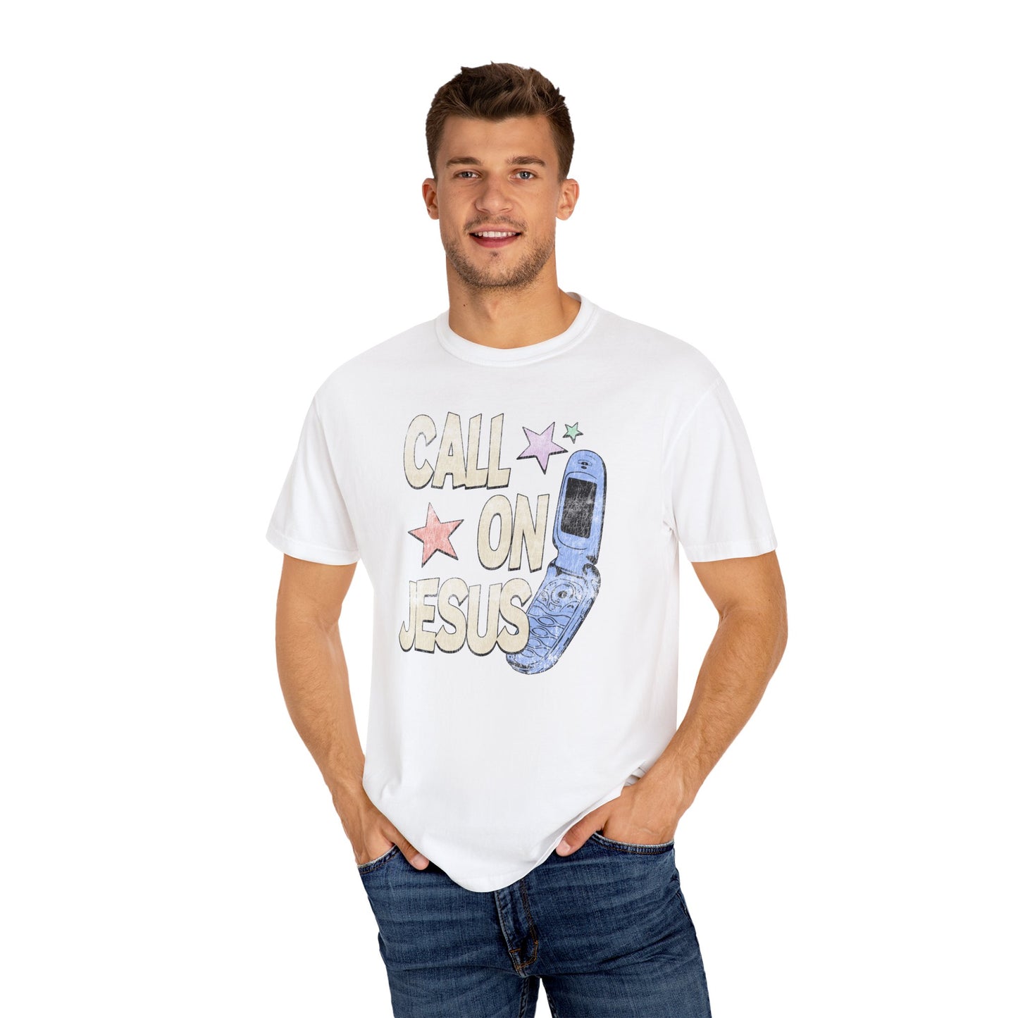 "Call On Jesus" Vintage Faded T-Shirt