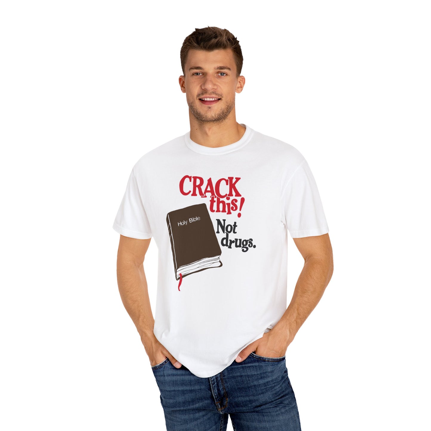 "Crack This! Not Drugs" Bible T-Shirt