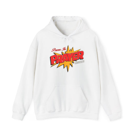 "Power In Prayer" 90's Cartoon Hooded Sweatshirt