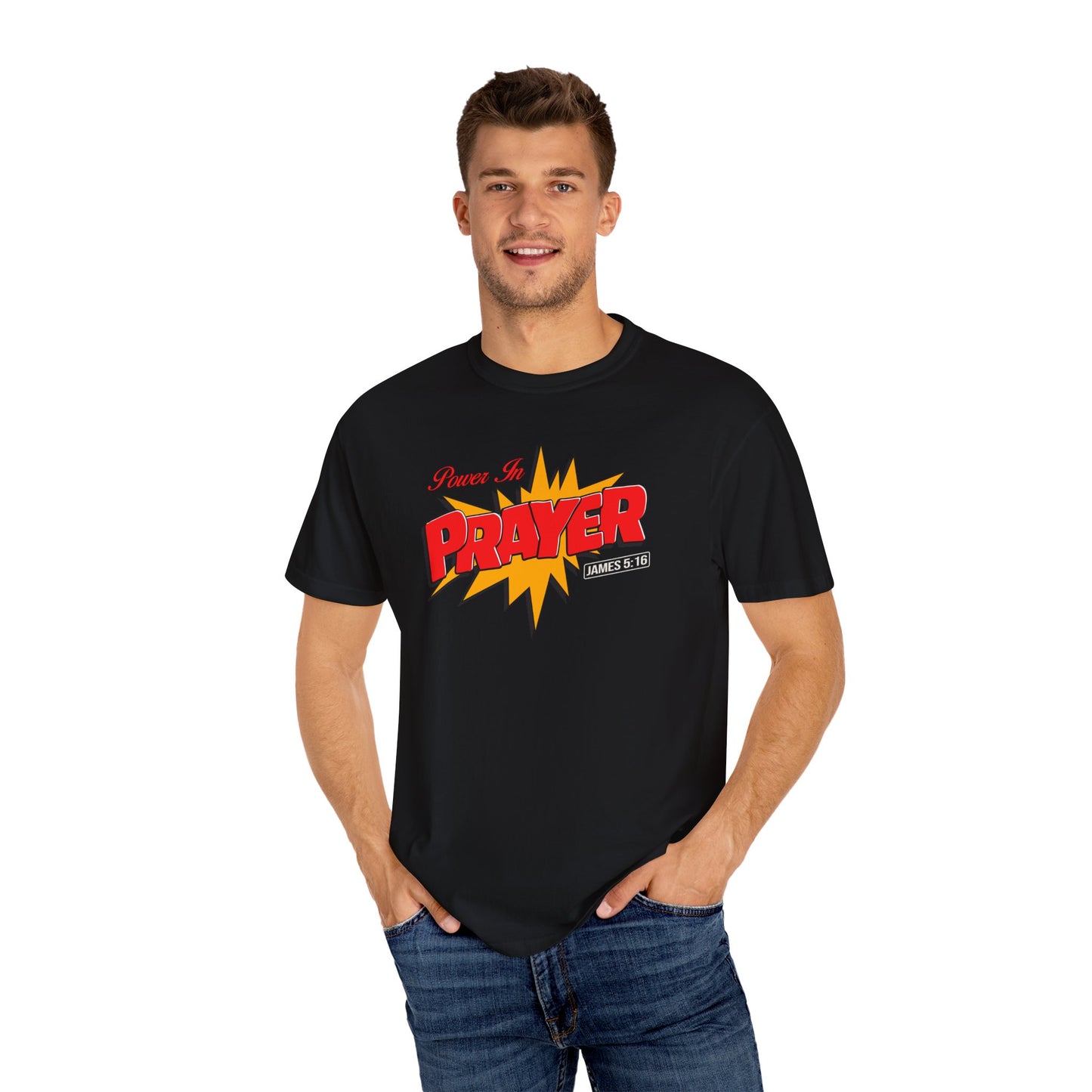 "Power In Prayer" 90's Cartoon T-Shirt