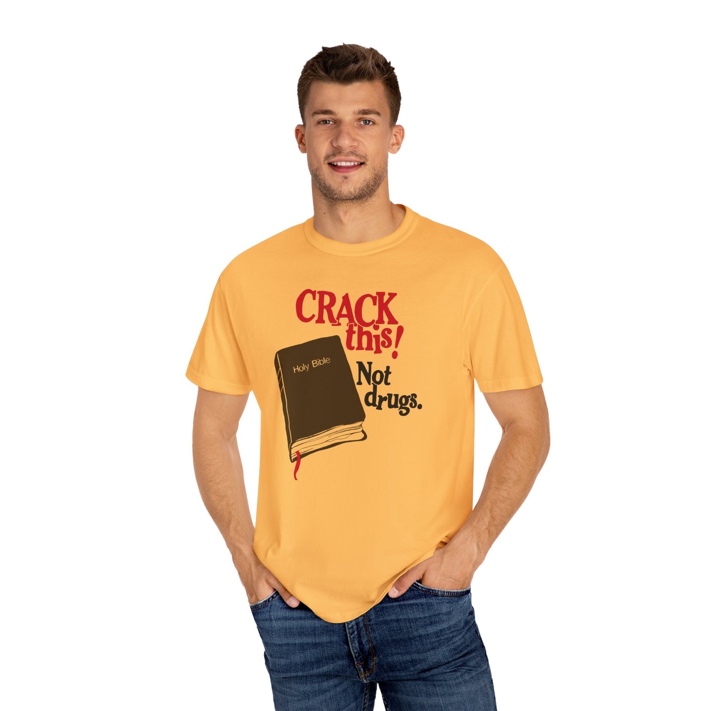 "Crack This! Not Drugs" Bible T-Shirt