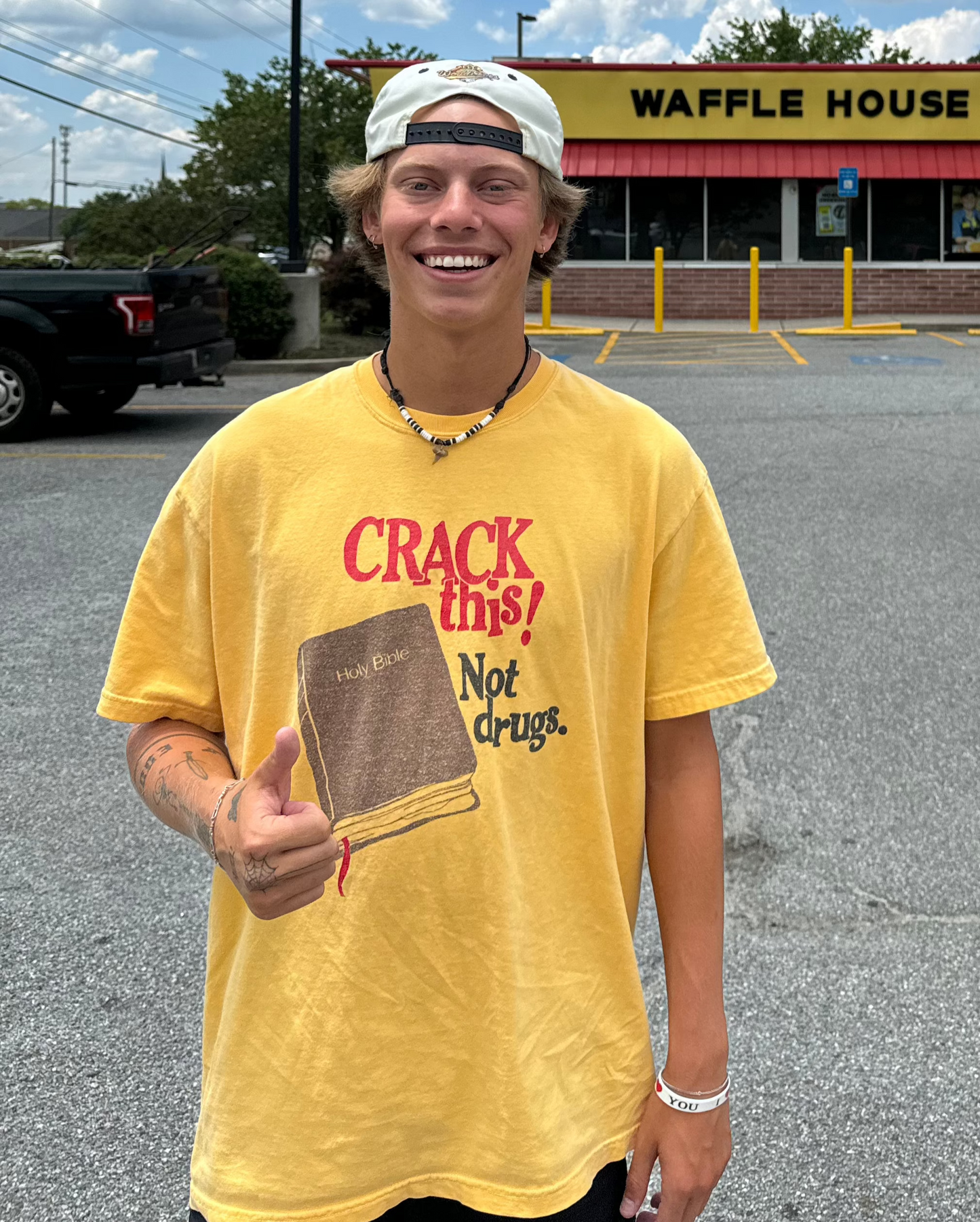 "Crack This! Not Drugs" Bible T-Shirt
