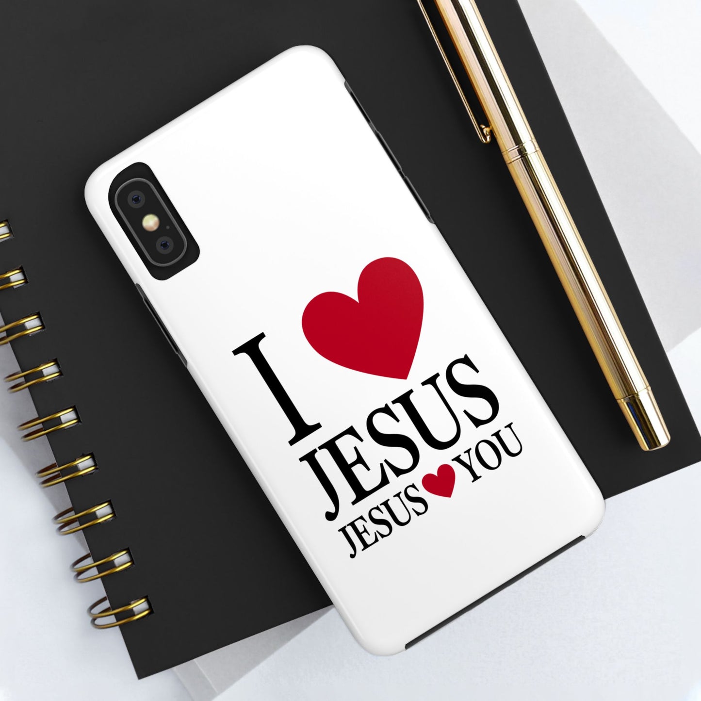 "I Love Jesus Jesus Loves You" Phone Case