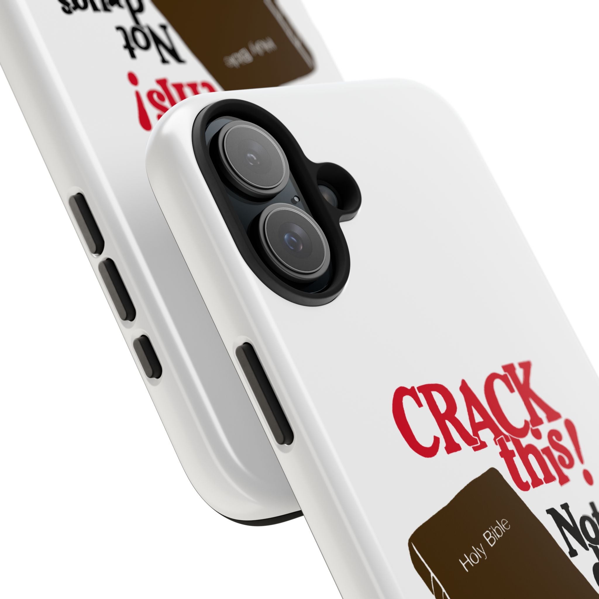 "Crack This! Not Drugs." Bible Phone Case