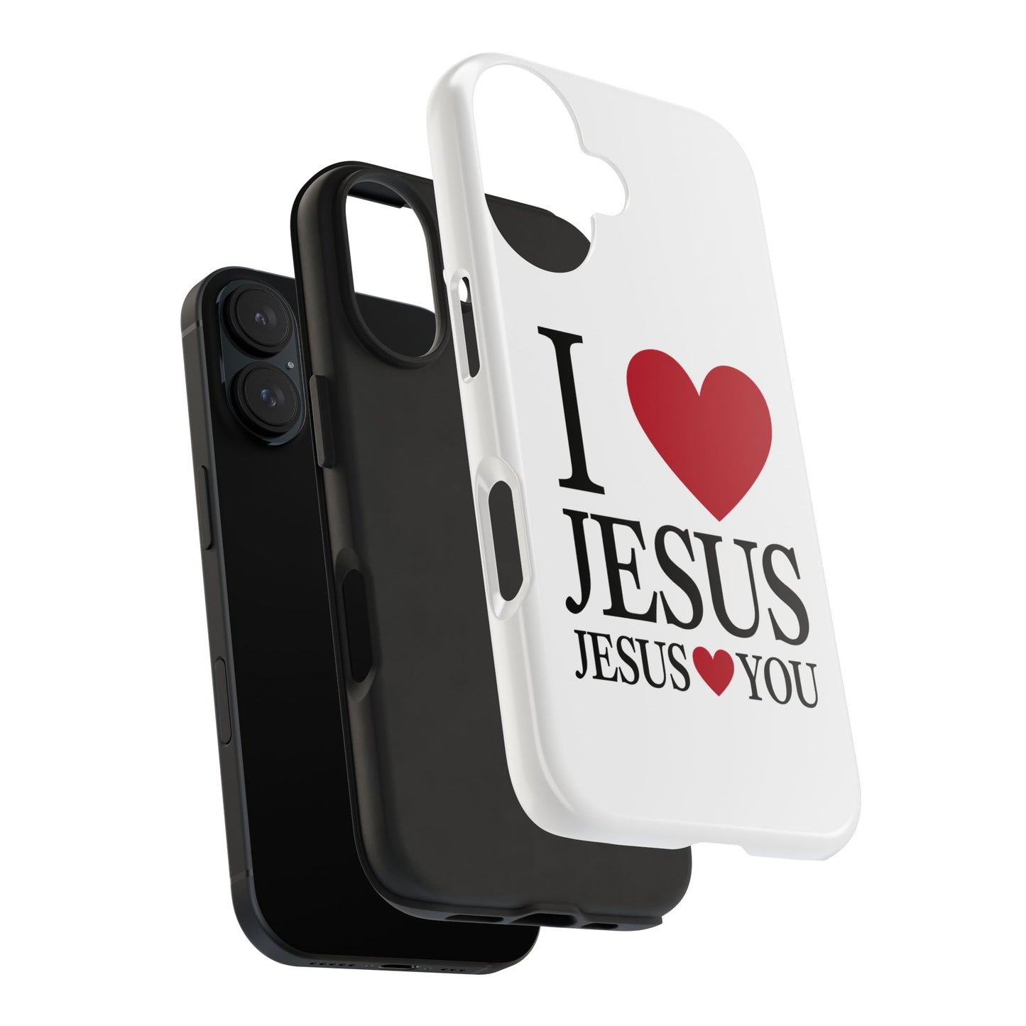 "I Love Jesus Jesus Loves You" Phone Case