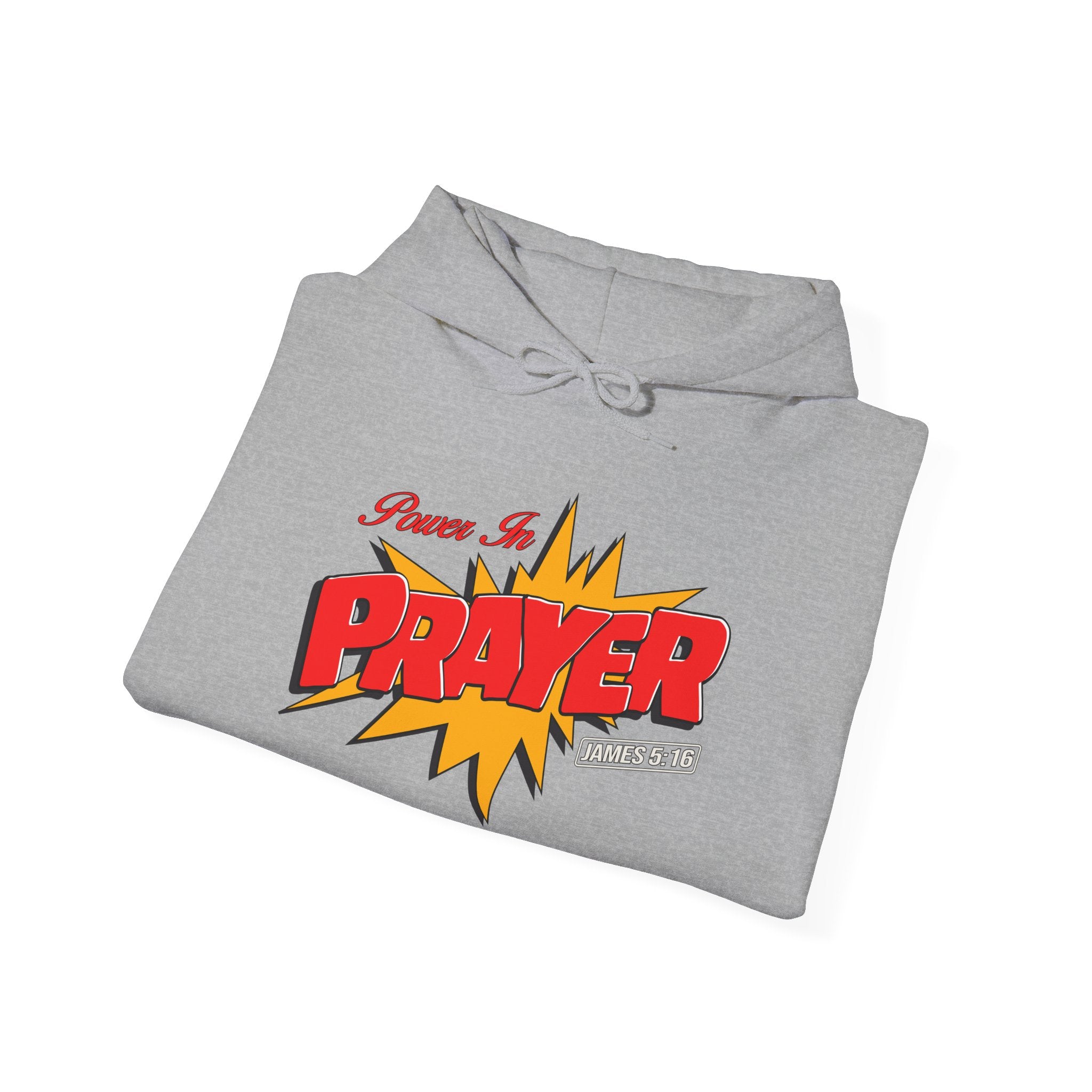 "Power In Prayer" 90's Cartoon Hooded Sweatshirt