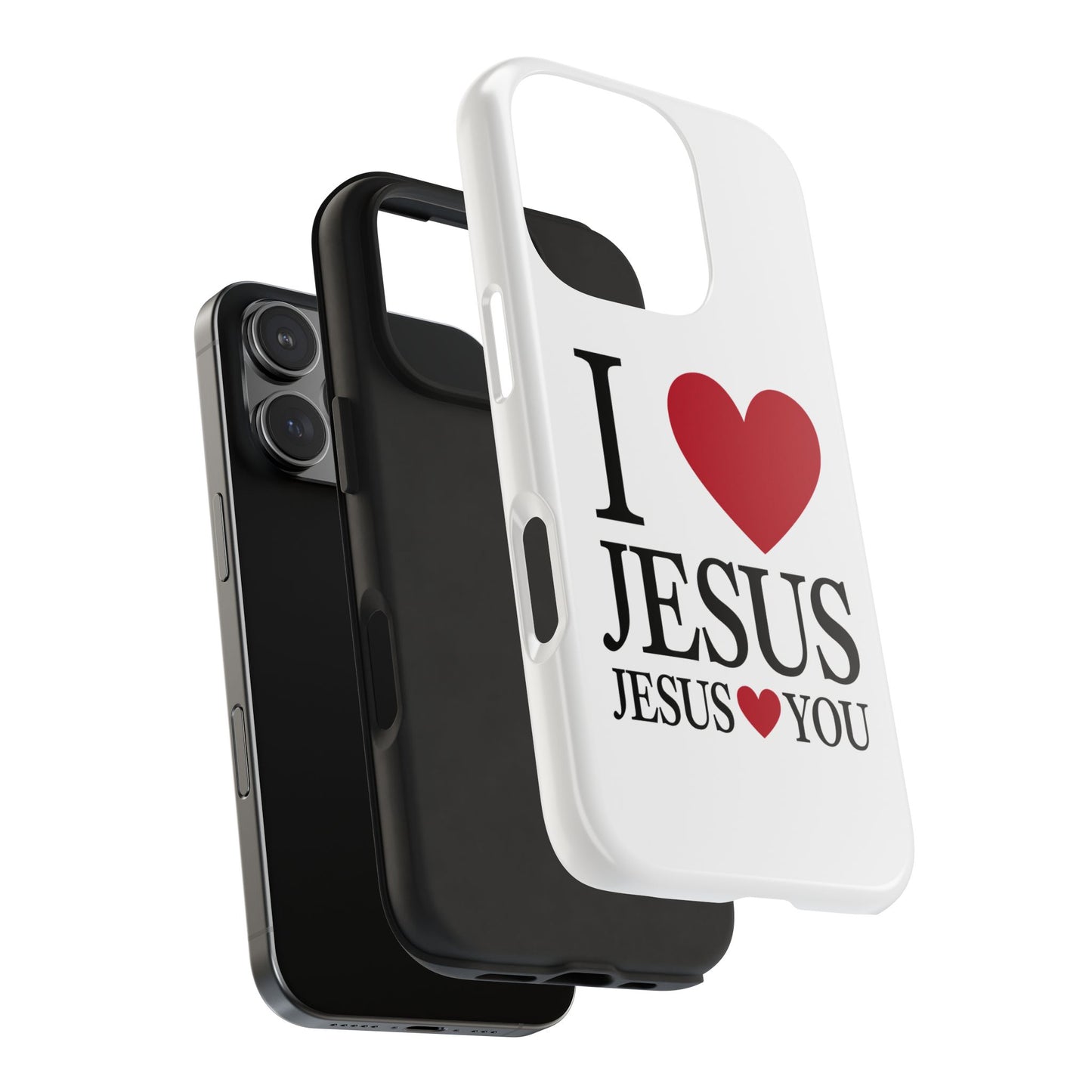 "I Love Jesus Jesus Loves You" Phone Case