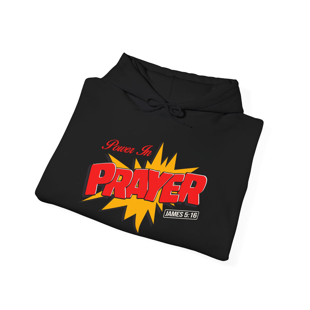"Power In Prayer" 90's Cartoon Hooded Sweatshirt