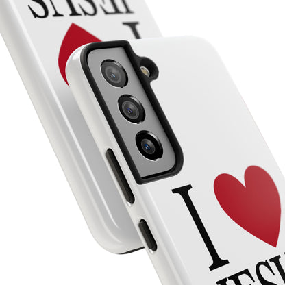 "I Love Jesus Jesus Loves You" Phone Case