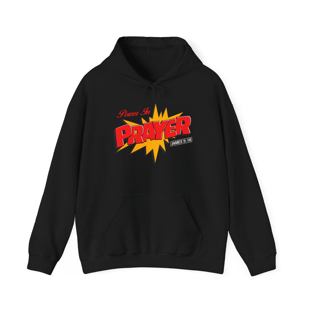 "Power In Prayer" 90's Cartoon Hooded Sweatshirt