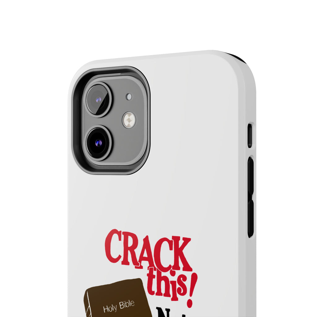 "Crack This! Not Drugs." Bible Phone Case