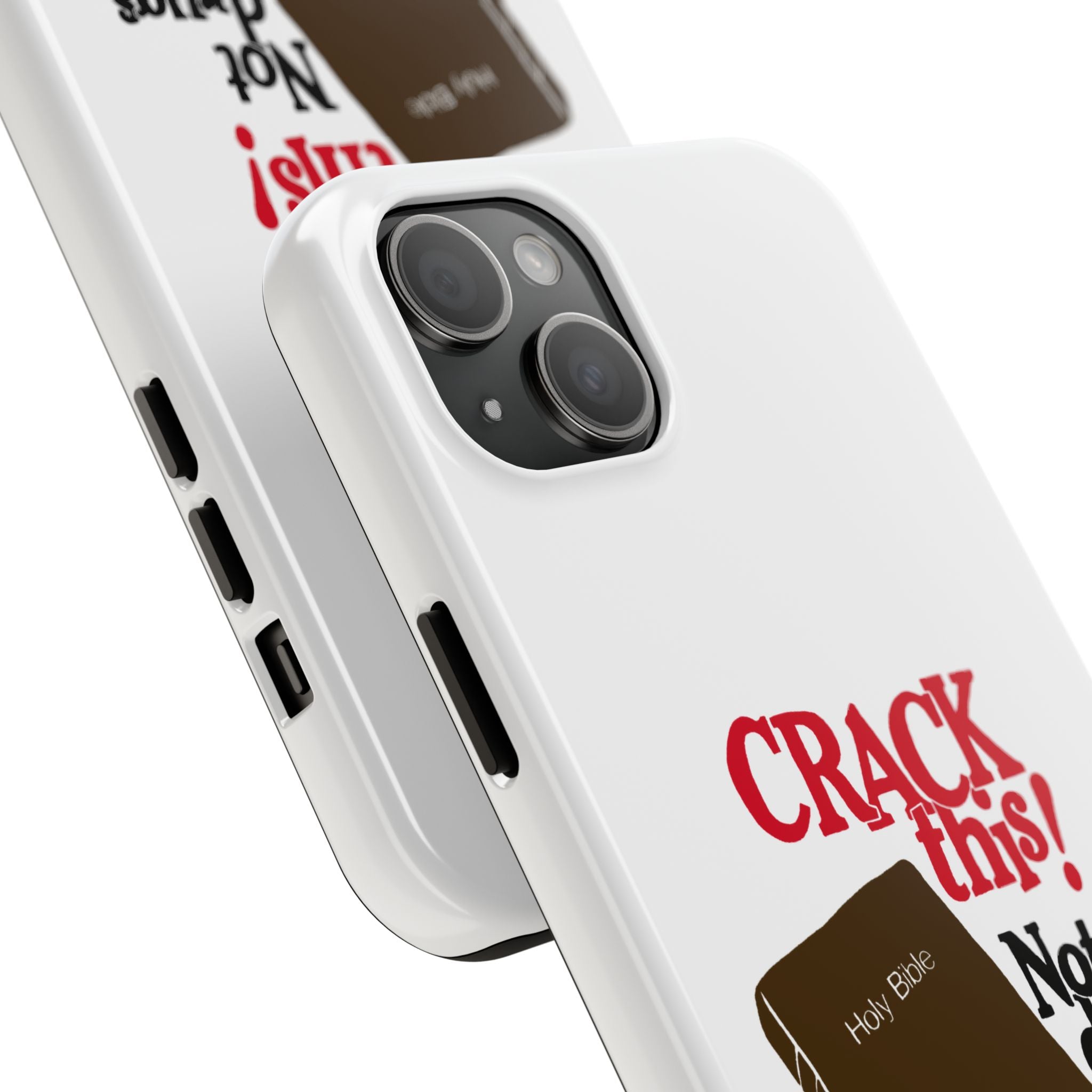 "Crack This! Not Drugs." Bible Phone Case
