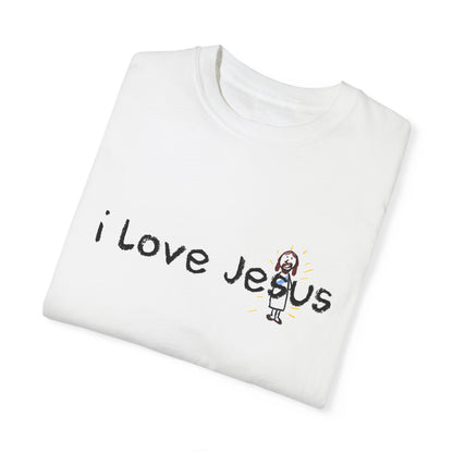 "I Love Jesus Jesus Loves You" Cartoon Shirt