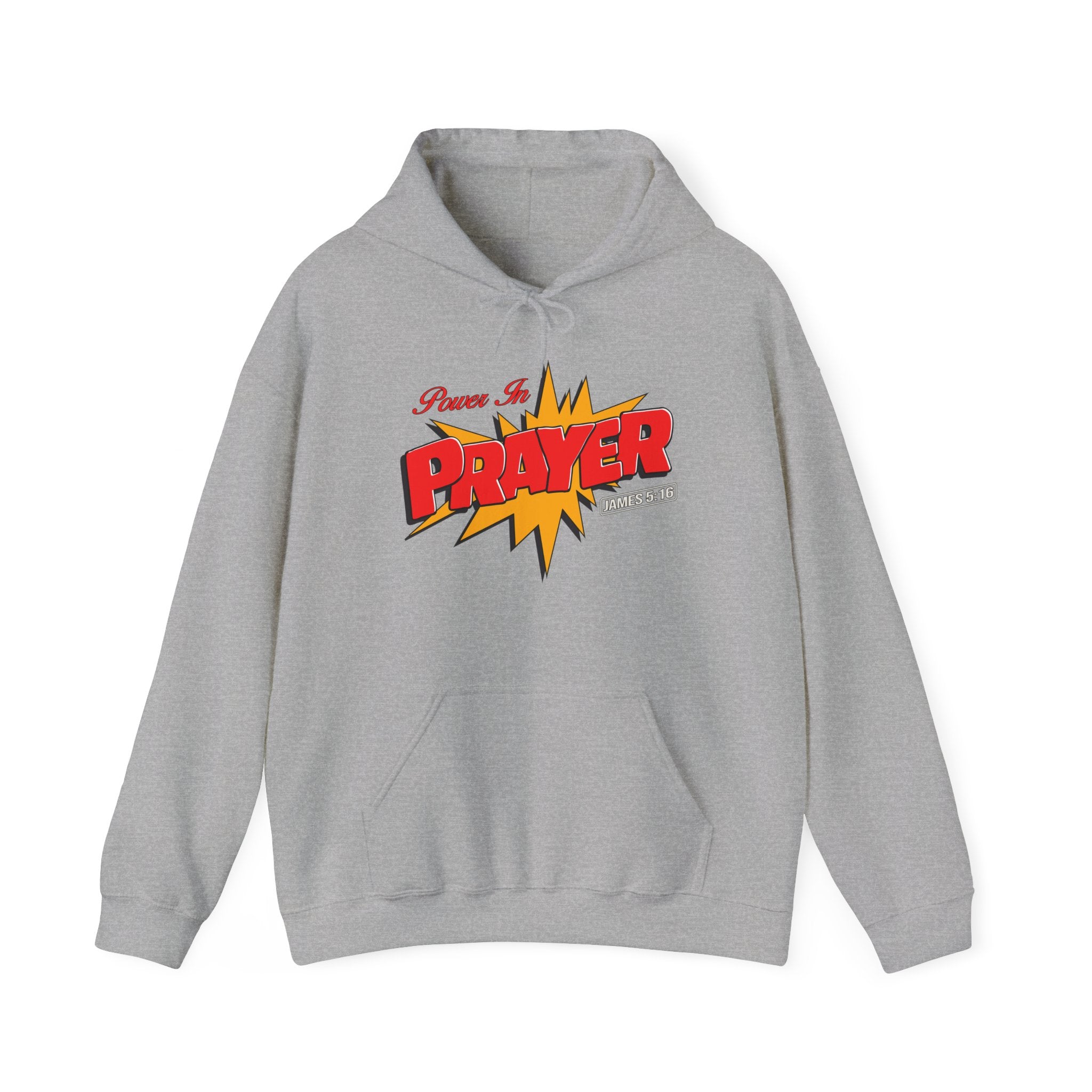 "Power In Prayer" 90's Cartoon Hooded Sweatshirt