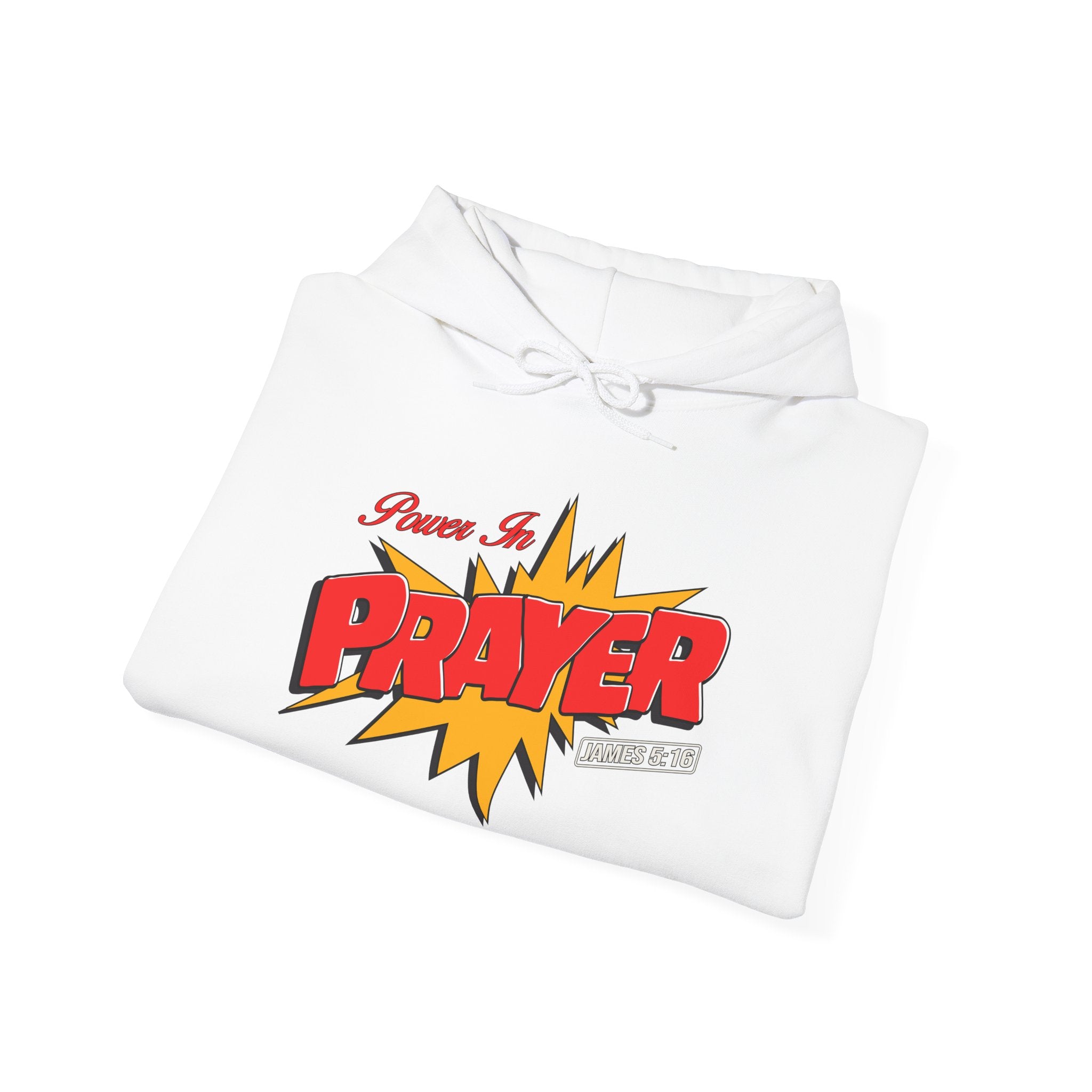 "Power In Prayer" 90's Cartoon Hooded Sweatshirt